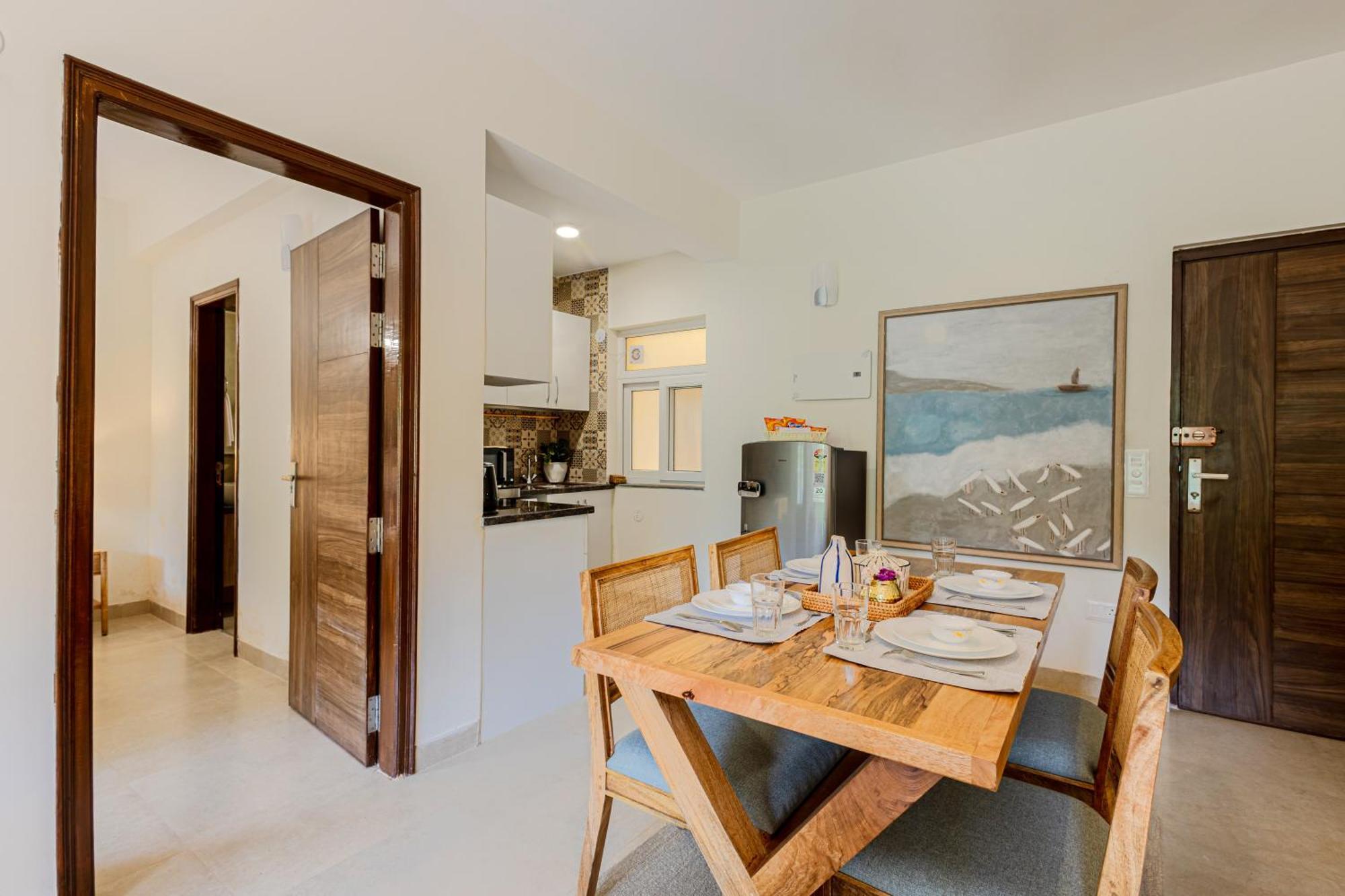 Alaya Stays 1 Bhk With Balcony & Pool - Veera Marina Candolim Exterior foto