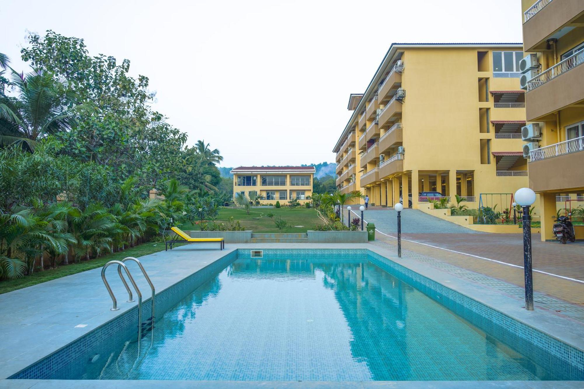 Alaya Stays 1 Bhk With Balcony & Pool - Veera Marina Candolim Exterior foto